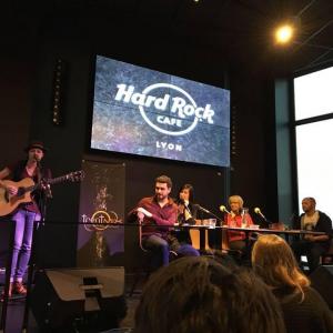 TrenT Mille Watts au Hard Rock Café de Lyon (avec Mercotte et Élodie Martelet)